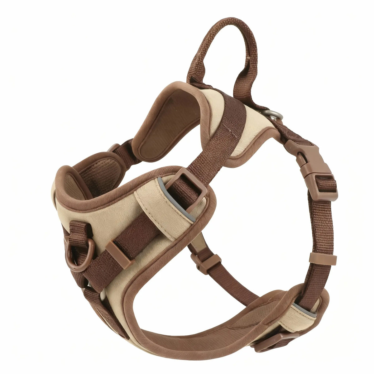 harnais marron pour chien 