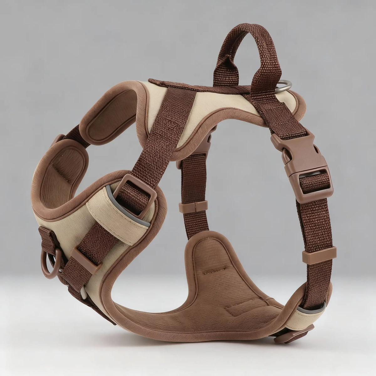 harnais marron pour grand chien