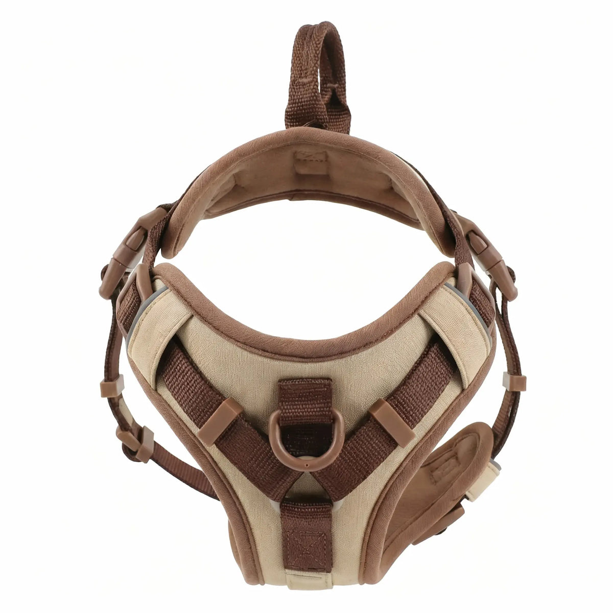 harnais chien marron pour voiture 
