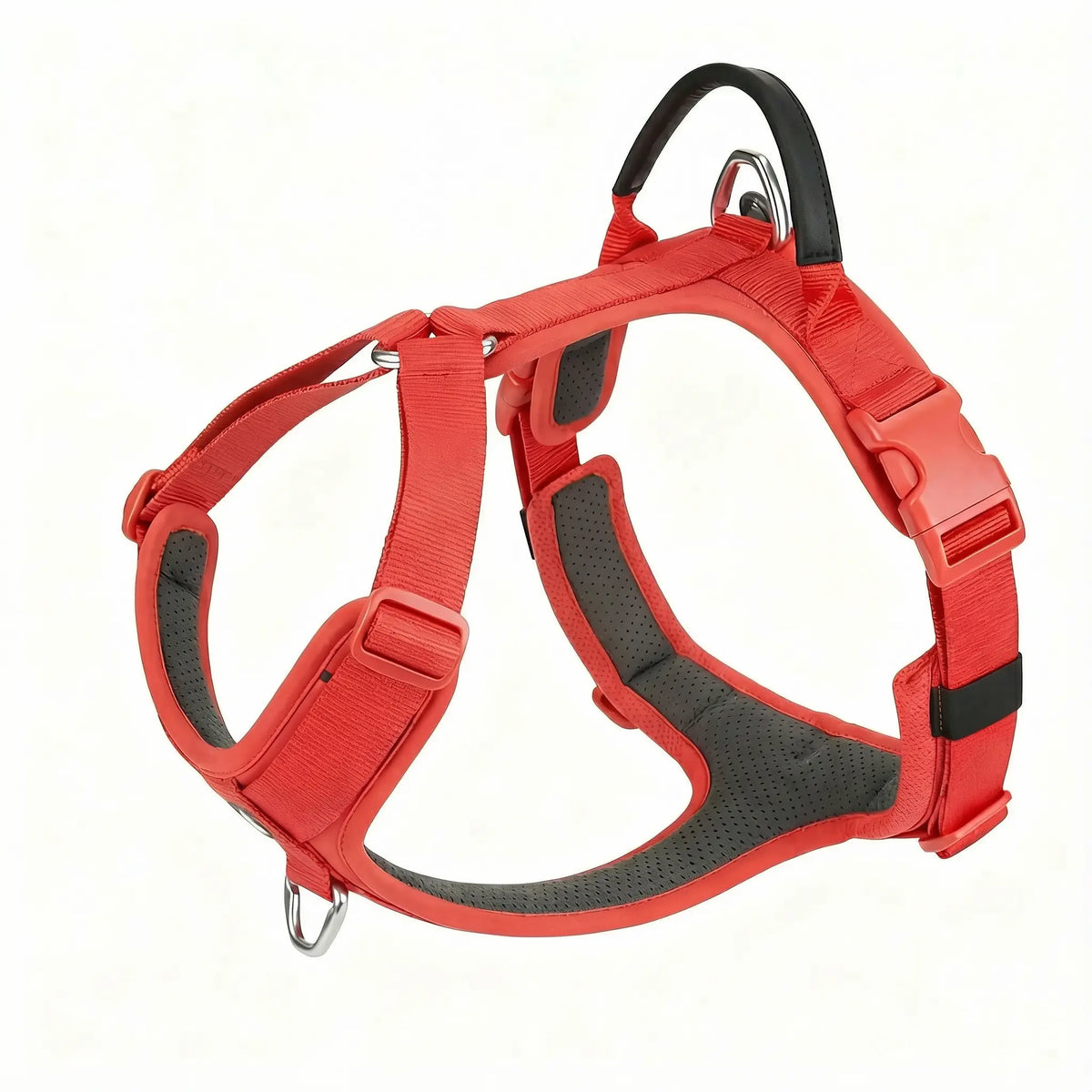 harnais pour grand chien rouge