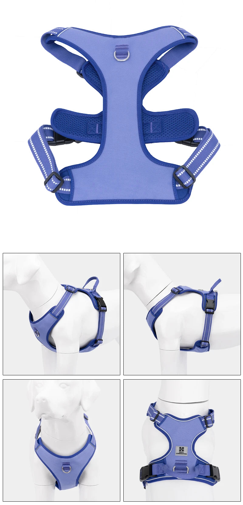 Harnais pour chien - fermeture à dégagement rapide