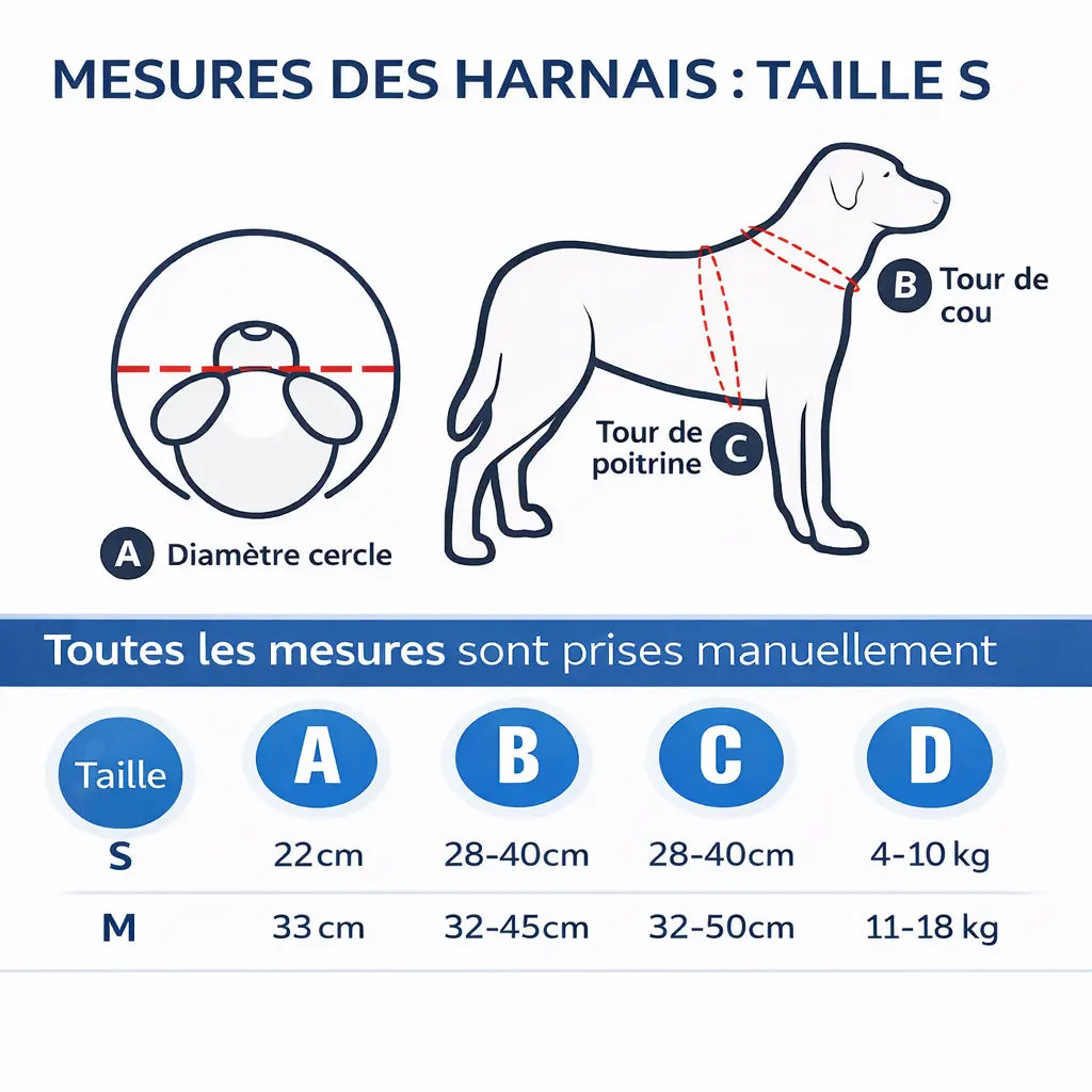 Harnais chien aveugle