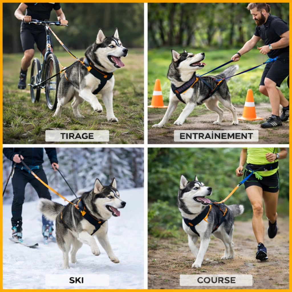 Harnais pour chien canicross