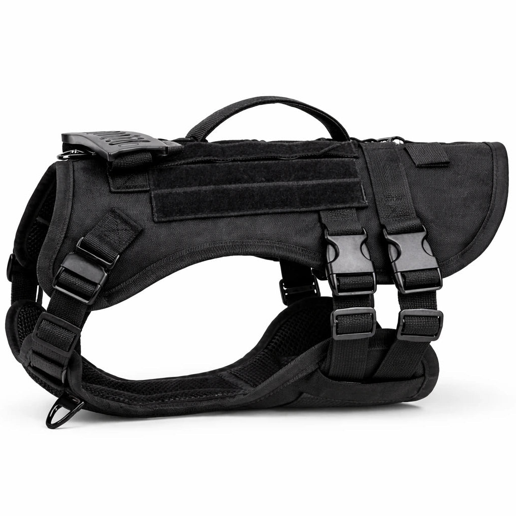Harnais pour grand chien noir