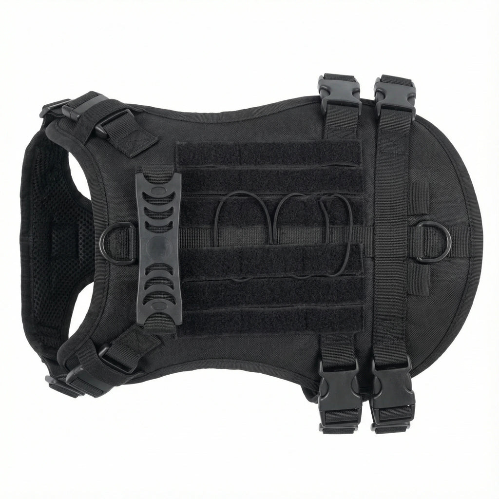 Harnais noir pour grand chien en H