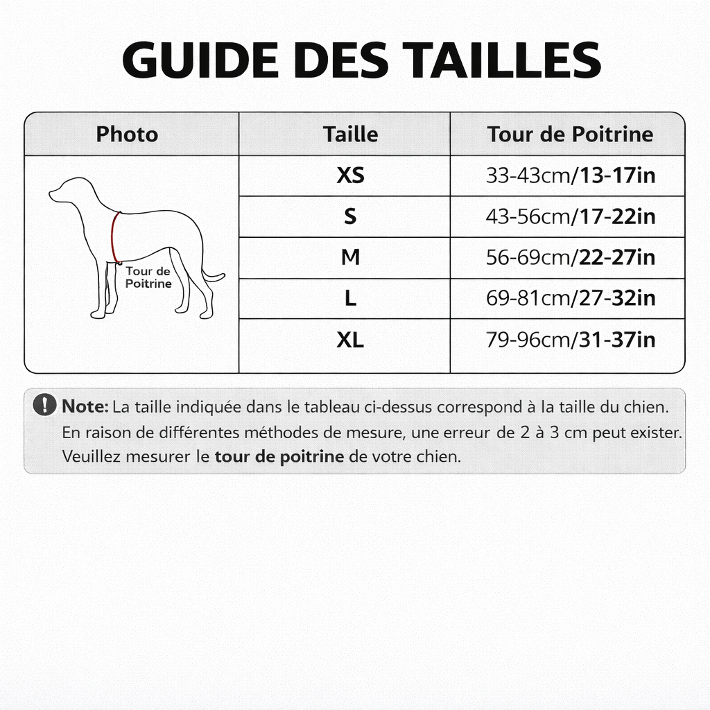 Harnais anti-traction confortable