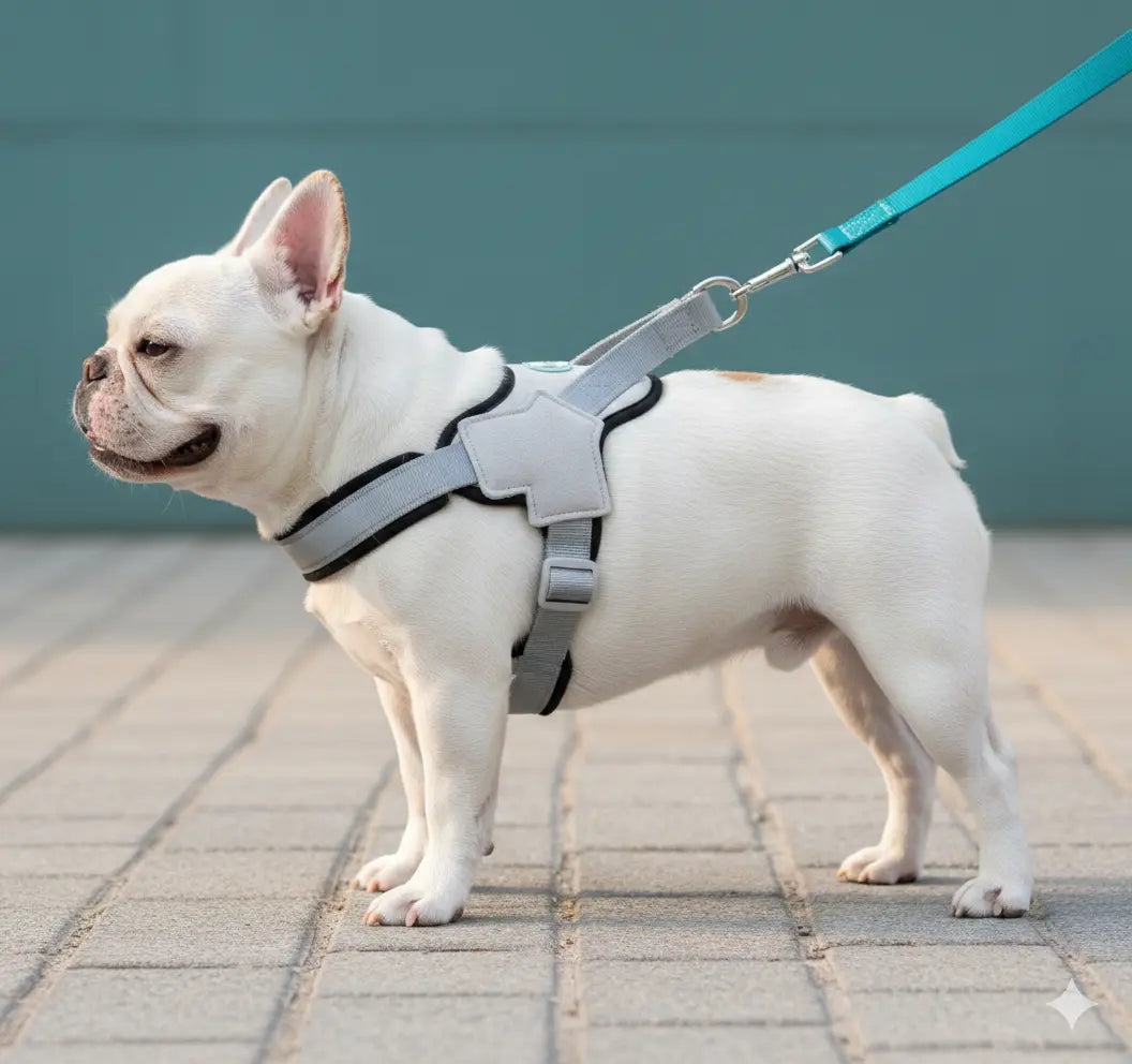 harnais chien en Y gris 